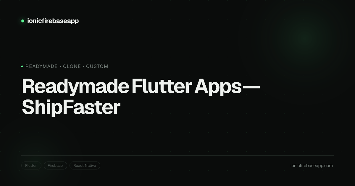 Flutter & Firebase App Development Company